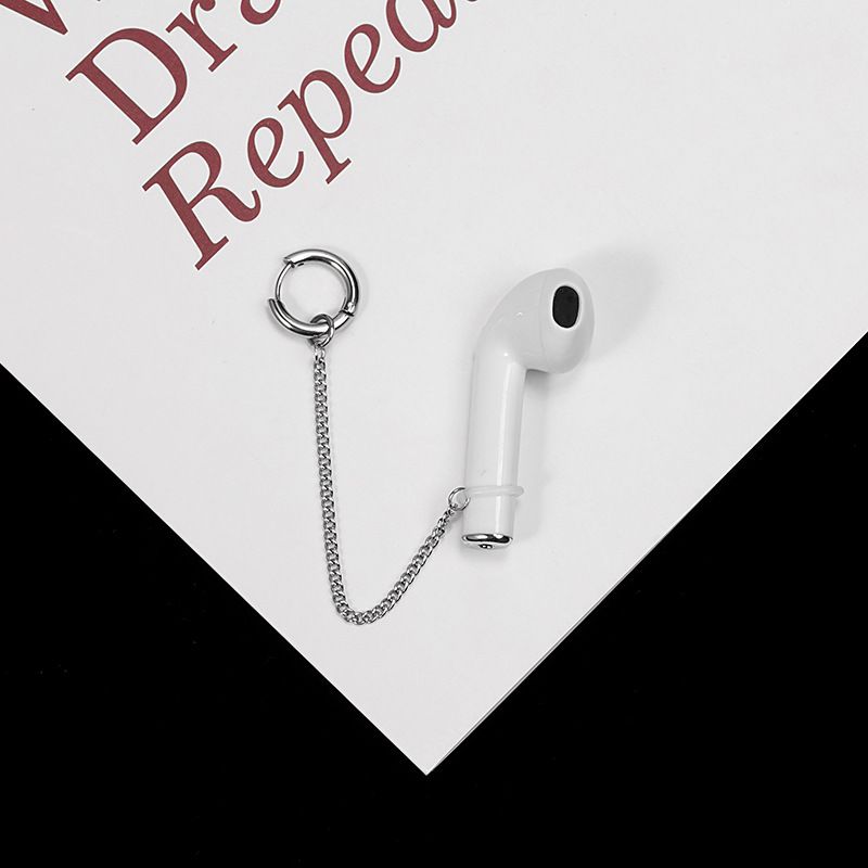 Korean style earrings creative wireless bluetooth matching earrings airpod earrings for gilrs for women low price