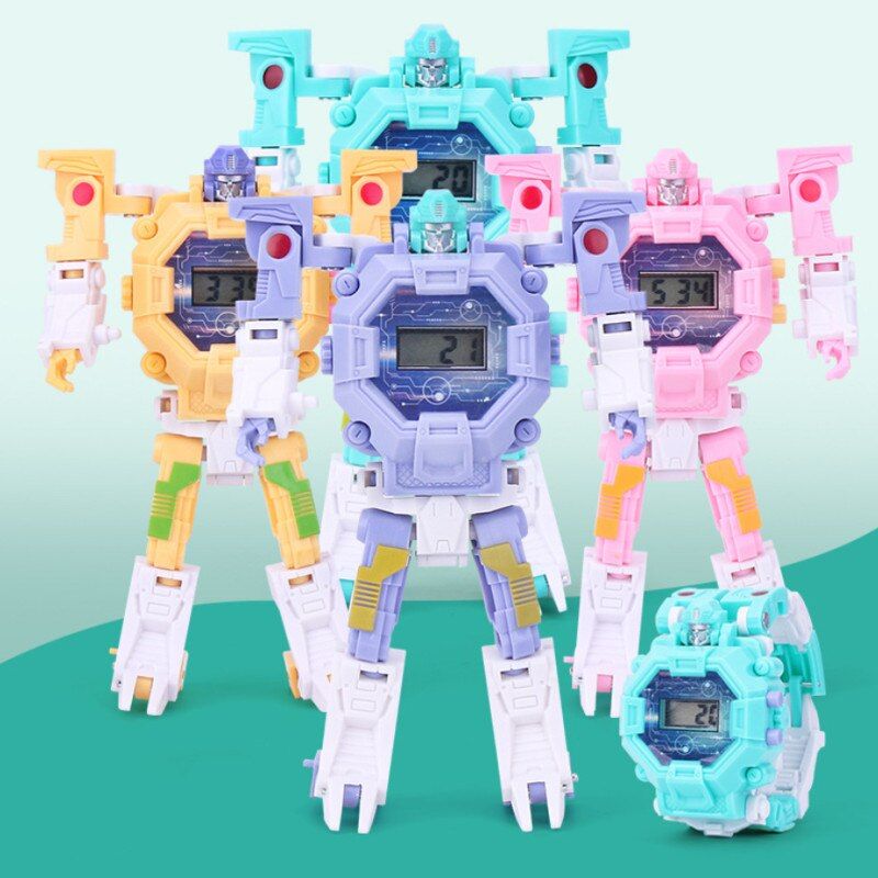 Waterproof Robot Children Watch Toys for Children Birthday Christmas Gift Boys Watches