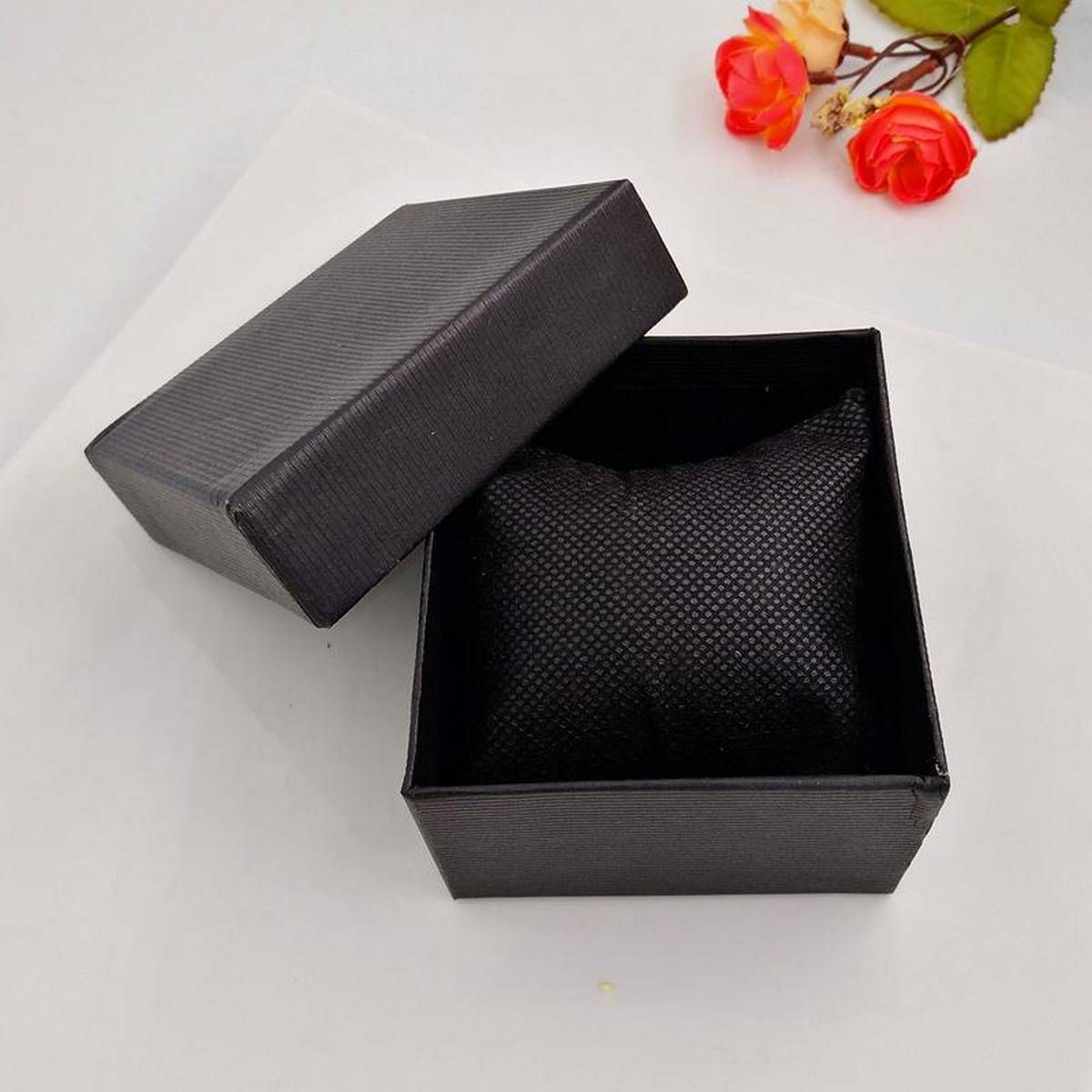 Fashion Luxury Square Watch Display Box Single Watch Storage Case Watch Gift Boxes Chain Bracelet Packaging With Pillow