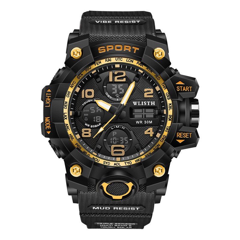 Watch Men Luxury Relogio Masculino Brand Chronograph Outdoor Waterproof Luminous Digital Watch for Men Sports Military Watches