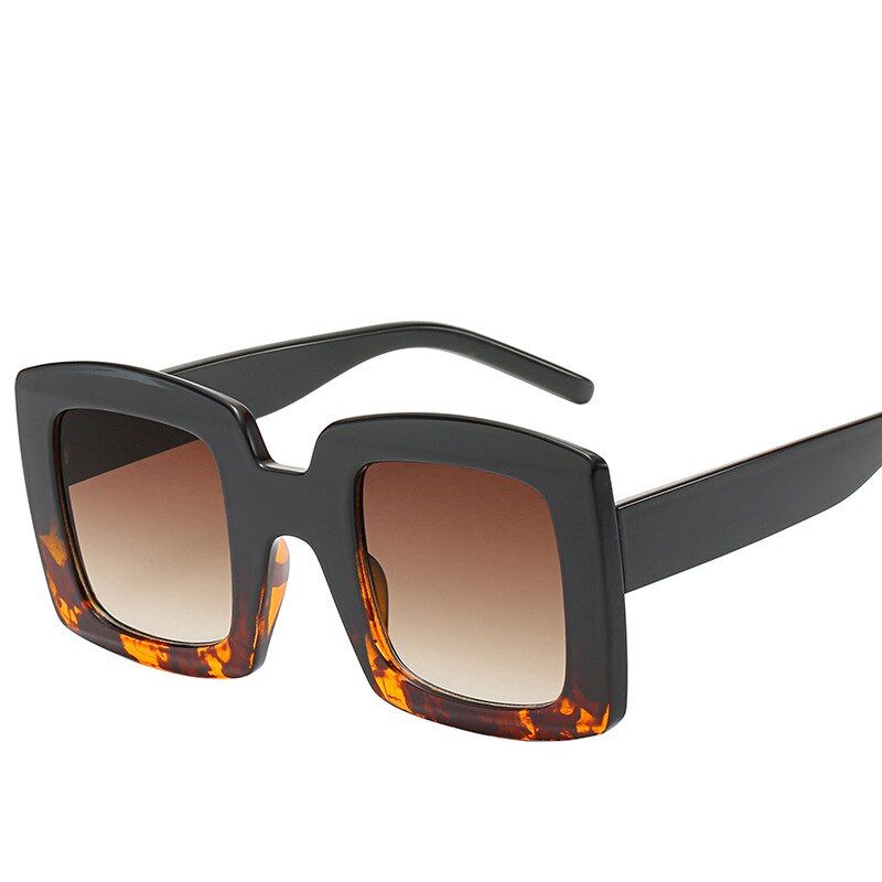 3YUMOMO Oversized Shades Woman Sunglasses Black Fashion Square Glasses Big Frame Sunglasses Vintage Retro Glasses Unisex
