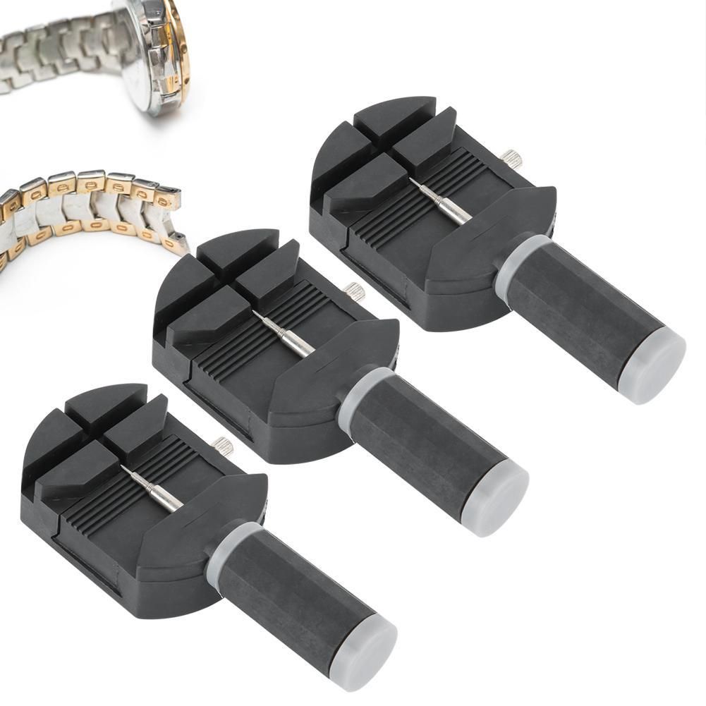 3Pcs Watch Strap Link Pin Remover Watchband Base Set Repairing Accessory Tool