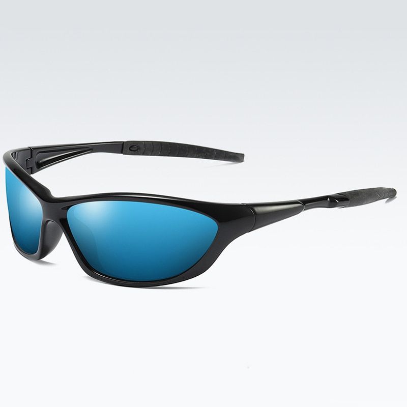 Blue LensGRFISIA Fashion Luxury Men Polarized Sunglasses Classic Brand Design Sun Glasses Men Driving Fishing Travel Goggles TN6