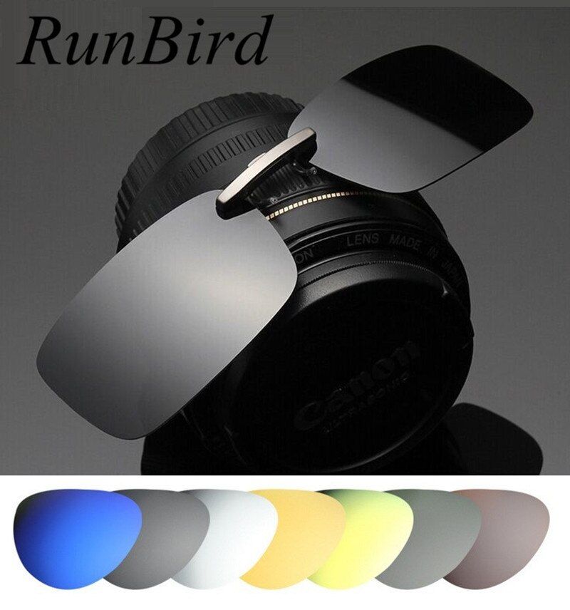tea for metalRunBird Mirrored Polarized Sunglasses Clip Driving Clip Men Coating Myopia Clip on Sun Glasses UV400 With Box Case sg095