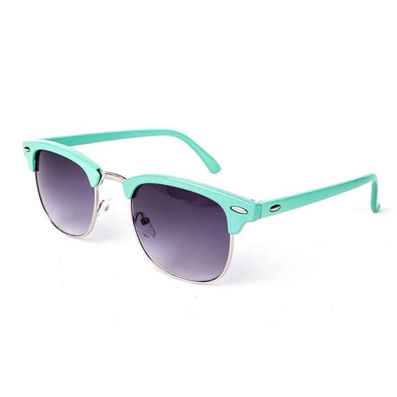 3Half Metal High Quality Sunglasses Men Women Brand Designer Glasses Mirror Sun Glasses Fashion Gafas Oculos De Sol UV400