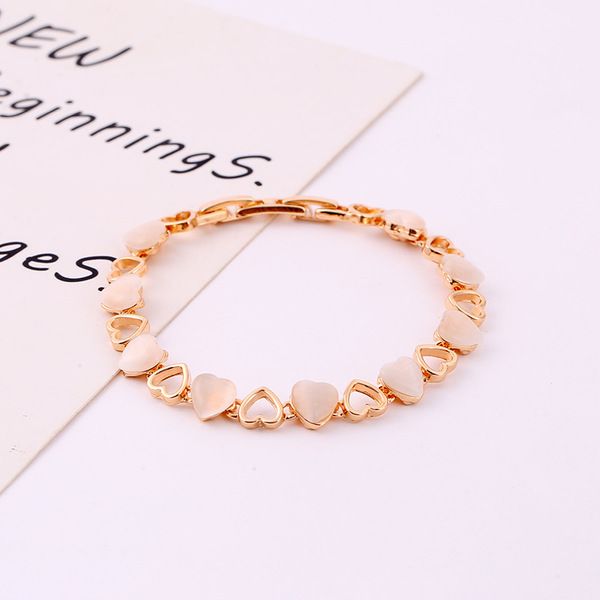 Love Bracelet Female Alloy Heart Shaped of Women