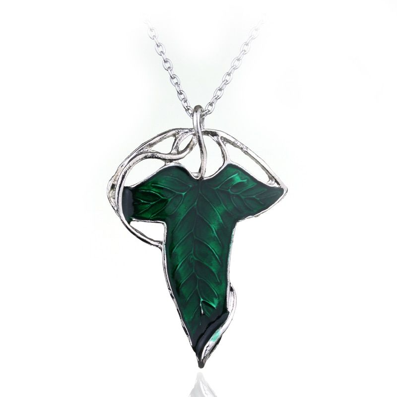 Arwen Evenstar Necklace The Elves Princess Fashion Crystal Silver Color Cubic Zirconia Stone Pendant For Women Wedding Gift