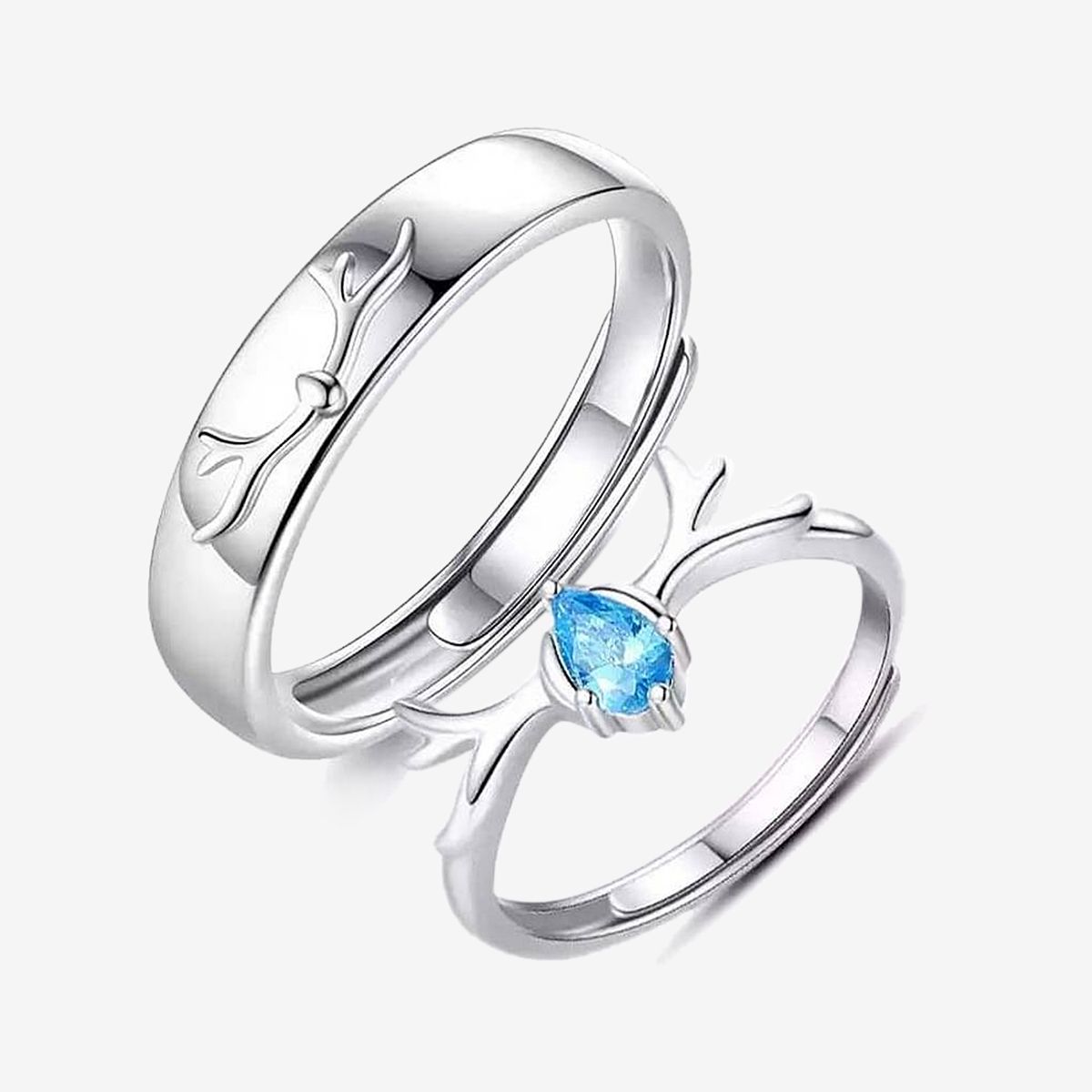 Unique Couple Lover Finger Rings Men and women