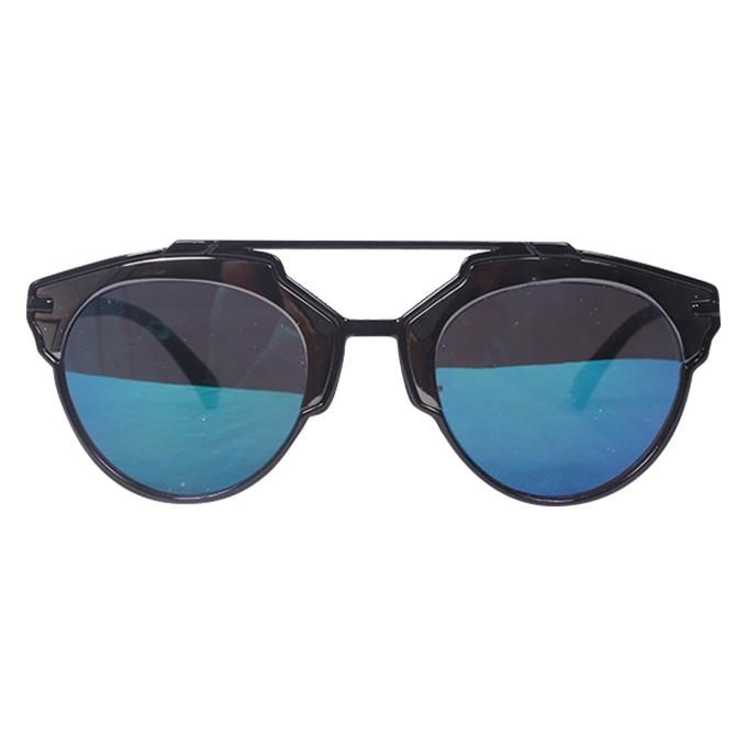 Black Polycarbonate Sunglasses for Women