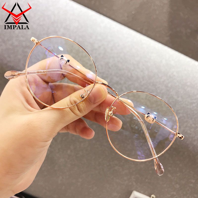 Cute Glasses 3D Panda Anti Blue Light Korean Women Lady Students Anti-Radiation Glasses