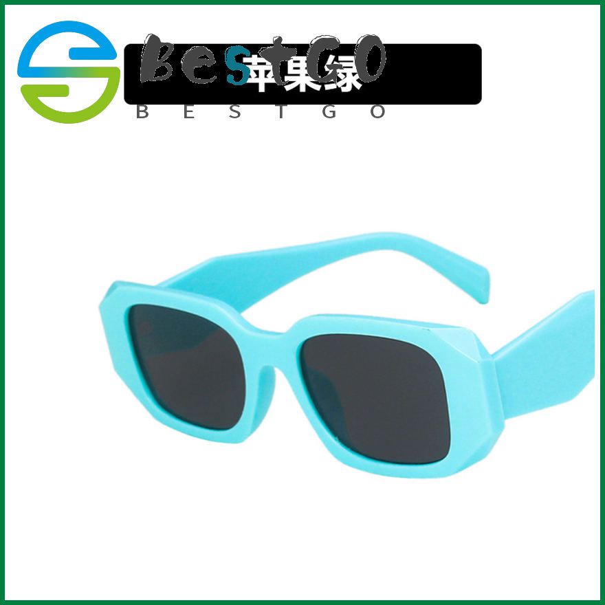 Irregular square sunglasses ladies big face sunglasses personalized sunglasses