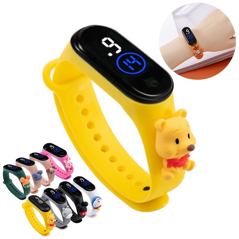 Children Watch Life Waterproof LED Electronic Digital Watch Calendar Countdown Watches Student Boy Girl Cute Wristwatch Good Gifts for Kids