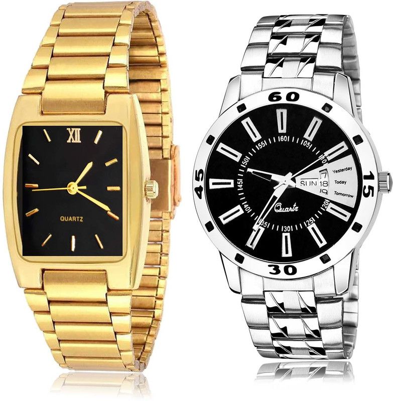 combo watch Analog Watch - For Men Contemporary Analogue 2 Watch Combo For Boys And Men - BCPL34-B191