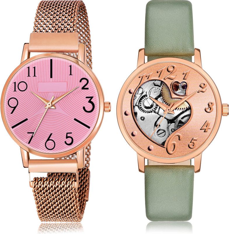 Analog Watch - For Women Treading Casual 2 Watch Combo For Women And Girls - GW62-GM373