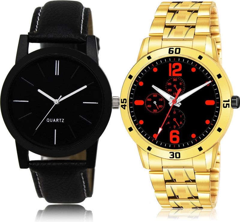 Analog Watch - For Men Contemporary Formal 2 Watch Combo For Boys And Men - BL46.5-(69-S-21)
