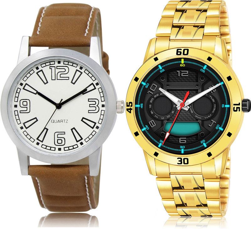 Analog Watch - For Men Best Rich 2 Watch Combo For Boys And Men - BL46.15-(58-S-21)