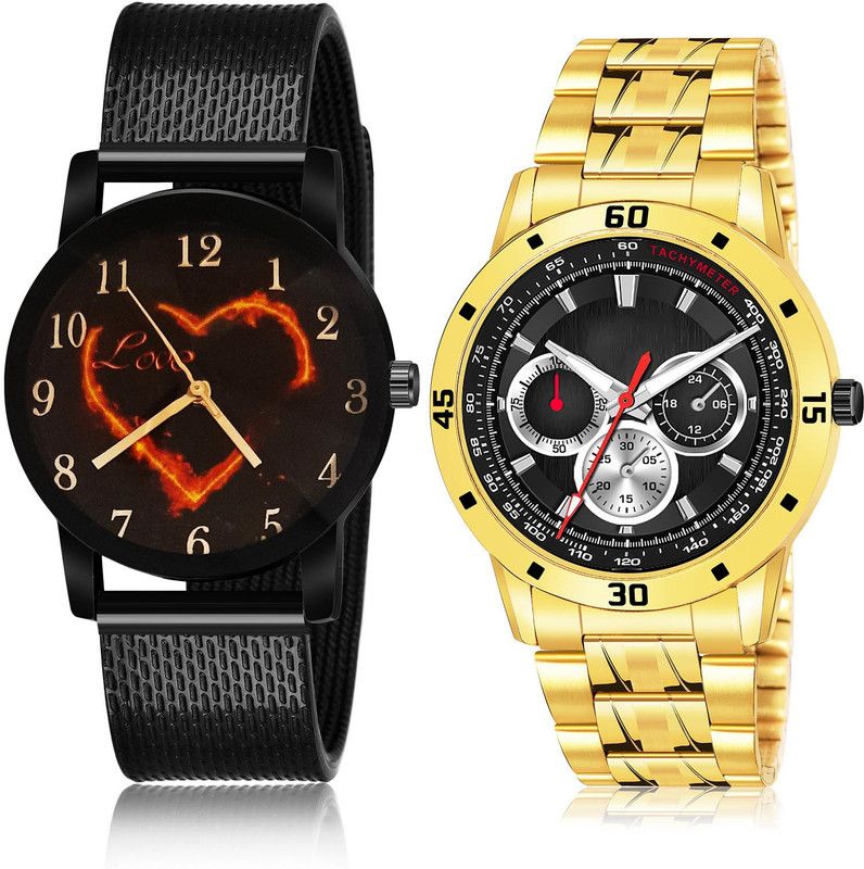 Analog Watch - For Men Treading Quartz 2 Watch Combo For Boys And Men - BCPL28-(14-S-21)