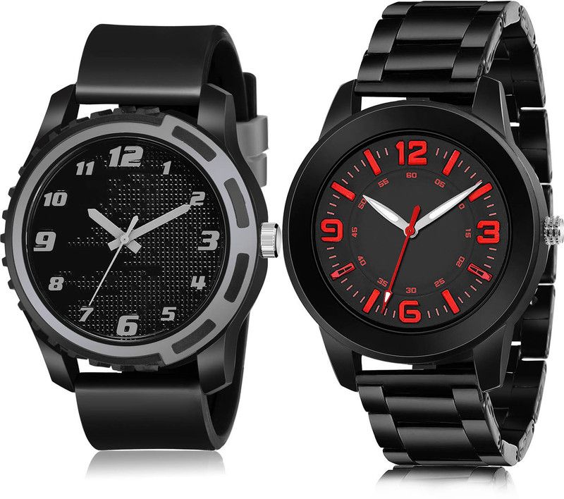 Analog Watch - For Men Contemporary Analogue 2 Watch Combo For Boys And Men - BM111-(47-S-20)