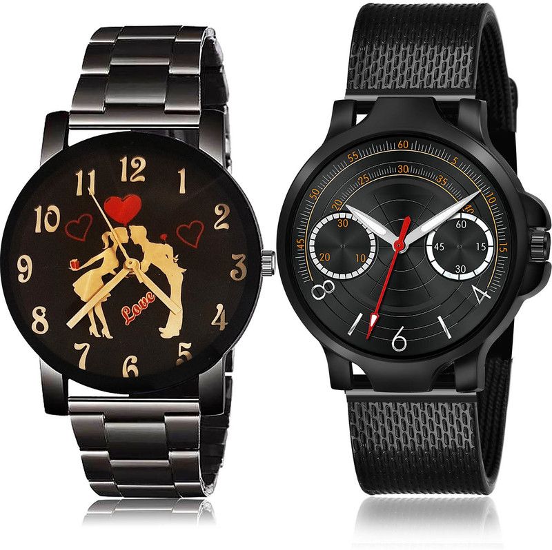 Analog Watch - For Men Classical Traditional 2 Watch Combo For Boys And Men - BCPL6-(67-S-10)
