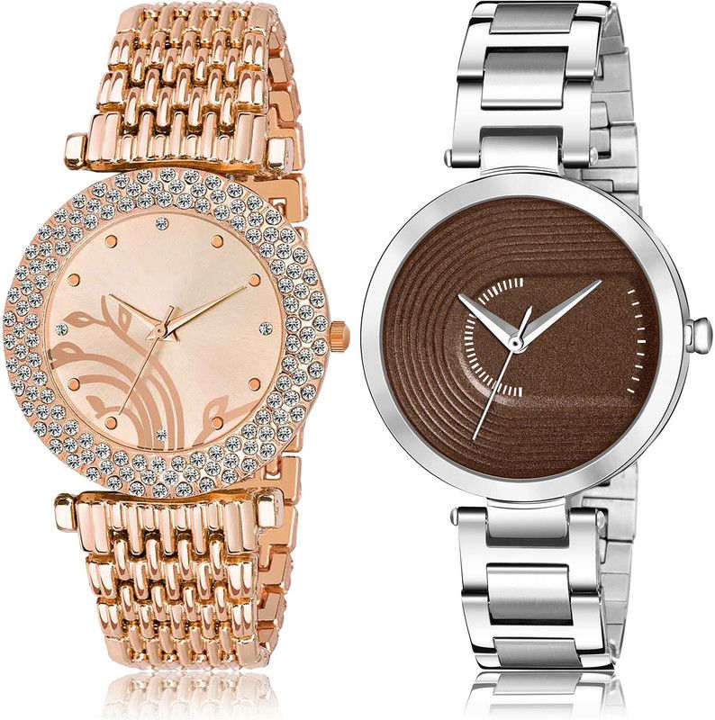 Analog Watch - For Women Modern Valentine 2 Watch Combo For Women And Girls - G575-GM219