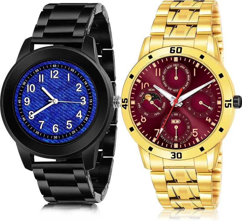 Analog Watch - For Men New Chronograph 2 Watch Combo For Boys And Men - B796-(12-S-21)