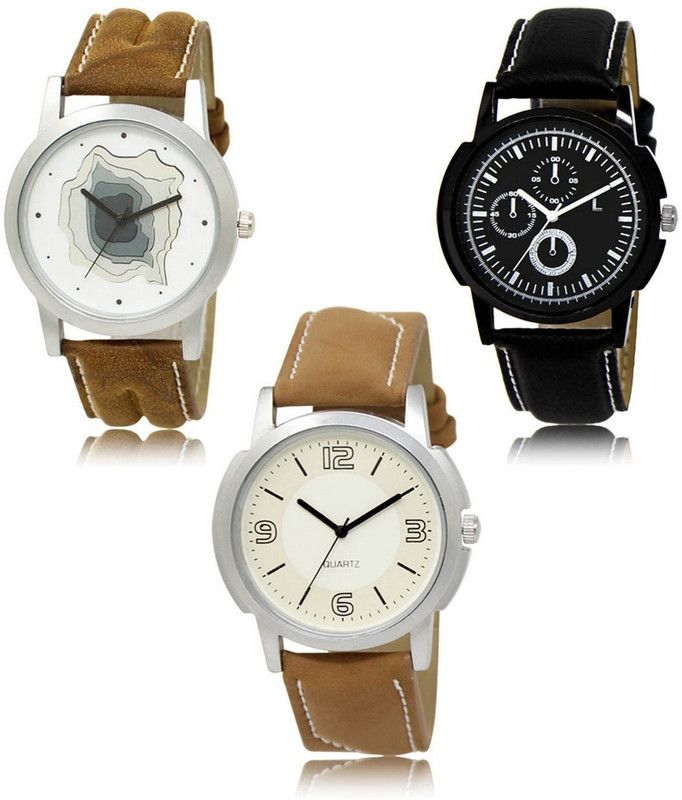 New latest Designer Combo of 3 Analog Watch - For Men -09-13-16