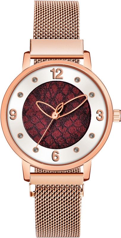 HH-M64 Stylish Magnet Belt Analogue Watch for Women and Girls Analog Watch - For Girls