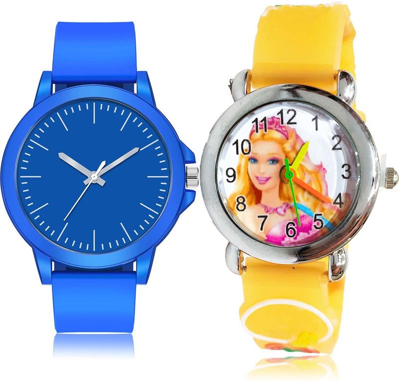 combo watch Analog Watch - For Men Brand New Fashion Sports And Anneliese Doll Kids 2 Watch Combo For Boys And men - BM117-BK22
