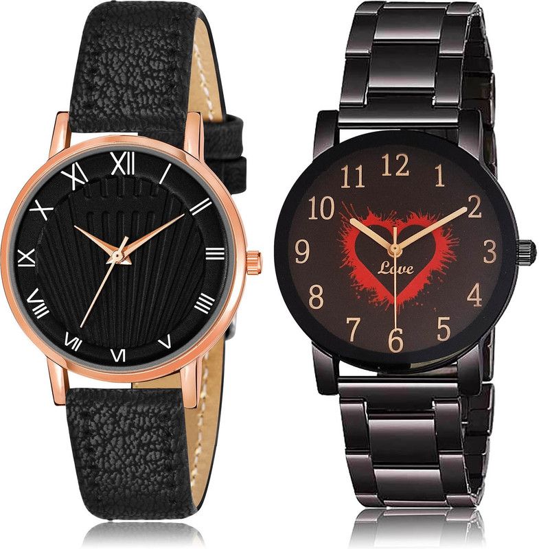 Analog Watch - For Women Classical Traditional 2 Watch Combo For Women And Girls - GW50-GCPL18