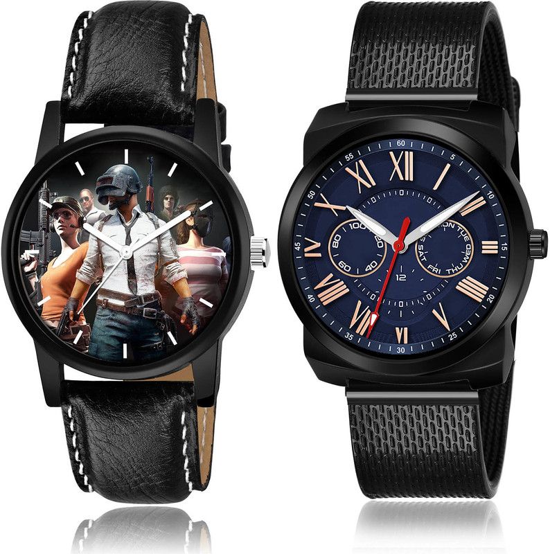 Analog Watch - For Men Treading Royal 2 Watch Combo For Boys And Men - B175-(62-S-10)