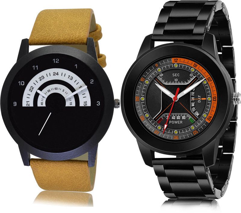 Analog Watch - For Men Modish Chronograph 2 Watch Combo For Boys And Men - B49-(56-S-20)