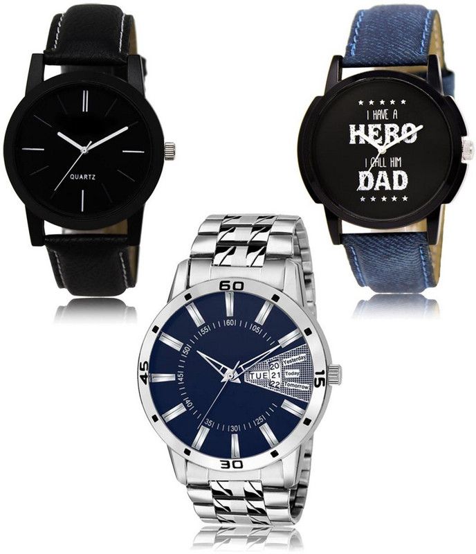 New latest Designer Combo of 3 Analog Watch - For Men LR-05-07-102