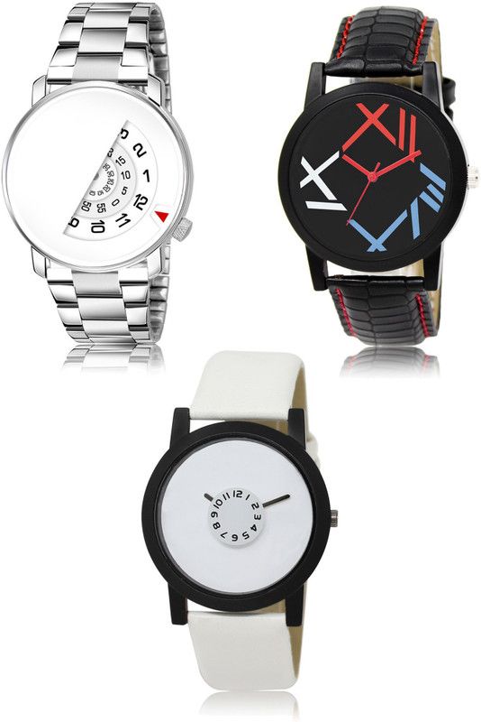 New latest Designer Combo of 3 Analog Watch - For Men LR106-LR12-LR26