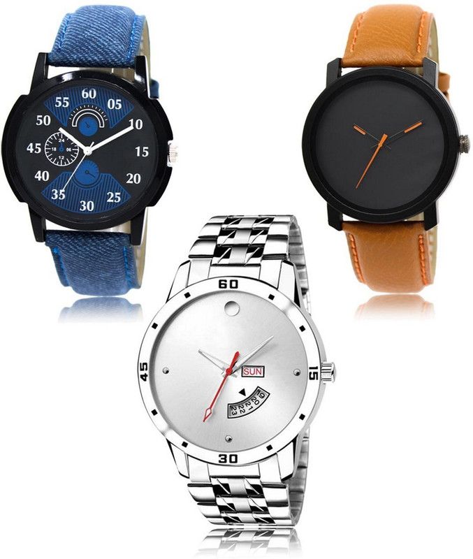New latest Designer Combo of 3 Analog Watch - For Men LR-02-20-103