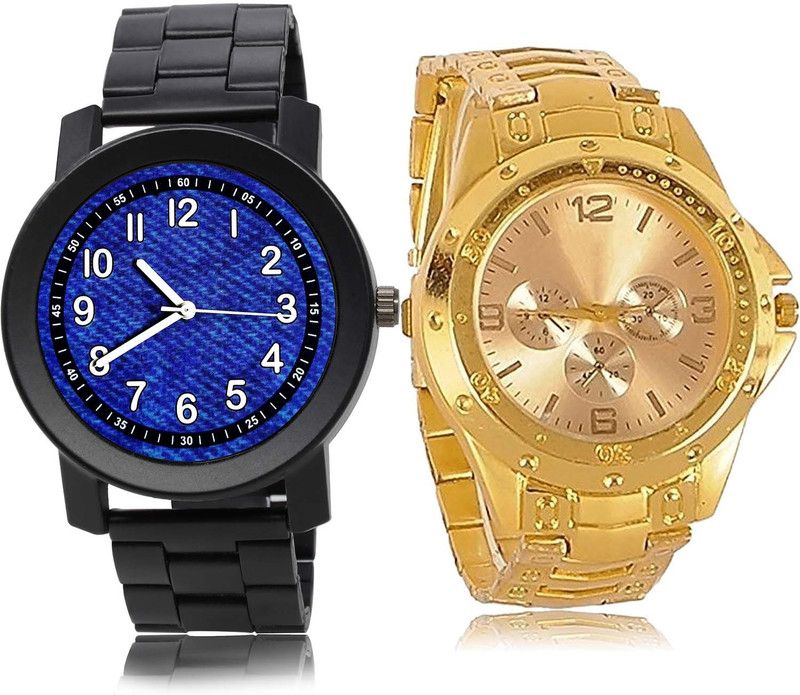 combo watch Analog Watch - For Men Treading 3D Design Chain Watch And Chain Watch - B796-B71 (Combo Of 2 )