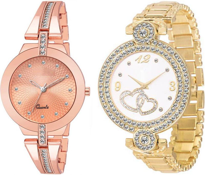 Analog Watch - For Girls New Diamond Studded Part-Wedding Adition BB-07208