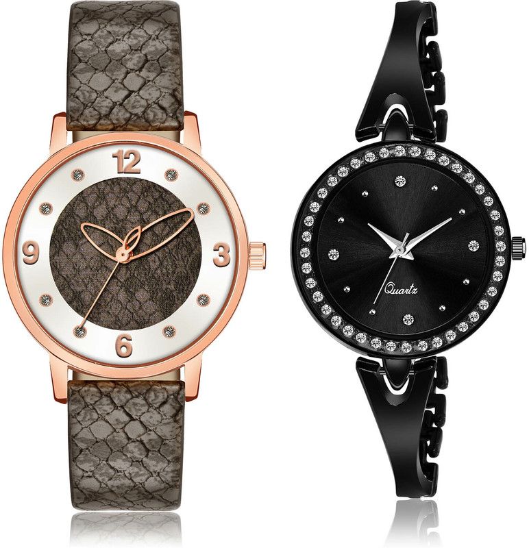 Analog Watch - For Girls Classical Unique 2 Watch Combo For Women And Girls - GM365-GL268