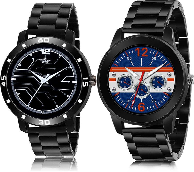 Analog Watch - For Men Latest Quartz 2 Watch Combo For Boys And Men - BL46.113-(18-S-20)