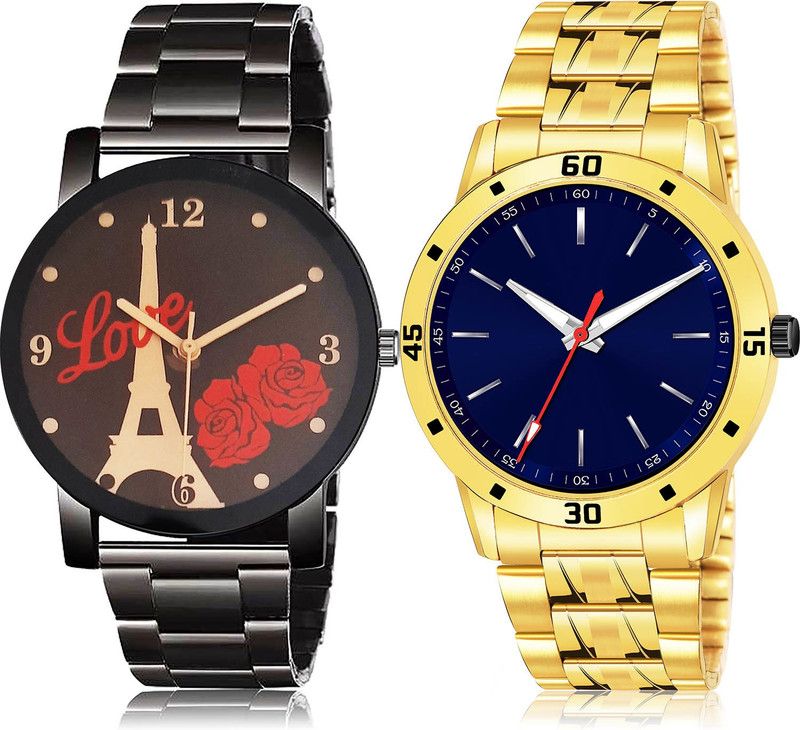 Analog Watch - For Men New Fashionable 2 Watch Combo For Boys And Men - BCPL11-(54-S-21)