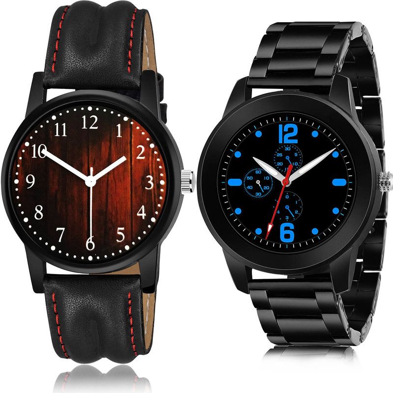 Analog Watch - For Men Latest Rich 2 Watch Combo For Boys And Men - B654-(68-S-20)