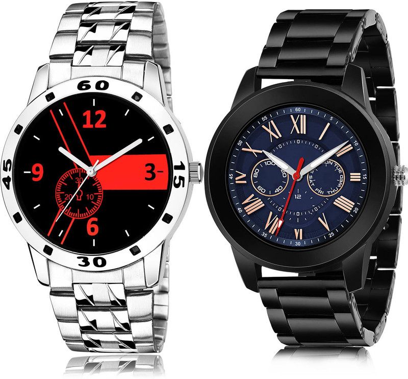 Analog Watch - For Men Brand New Exclusive 2 Watch Combo For Boys And Men - B689-(62-S-20)
