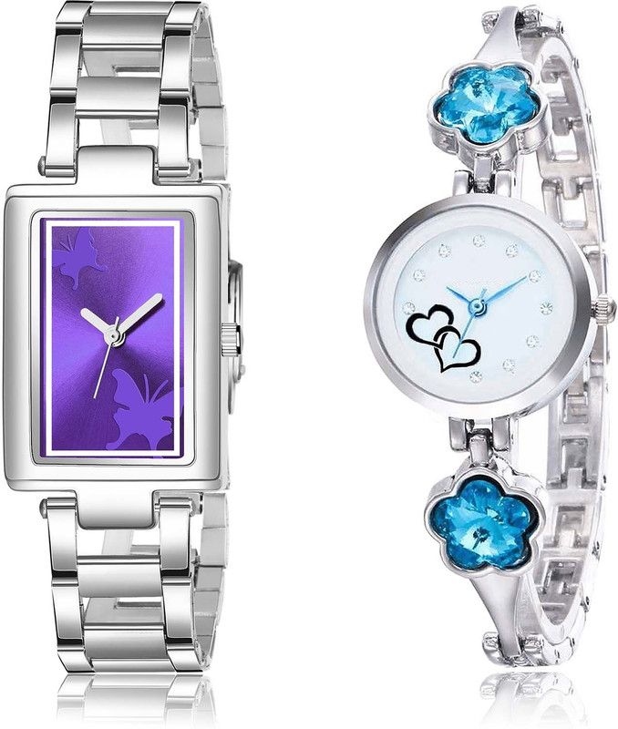 combo watch Analog Watch - For Girls Treading Rich Chain And Love Valentine Combo For Girls And Women - GM214-G432