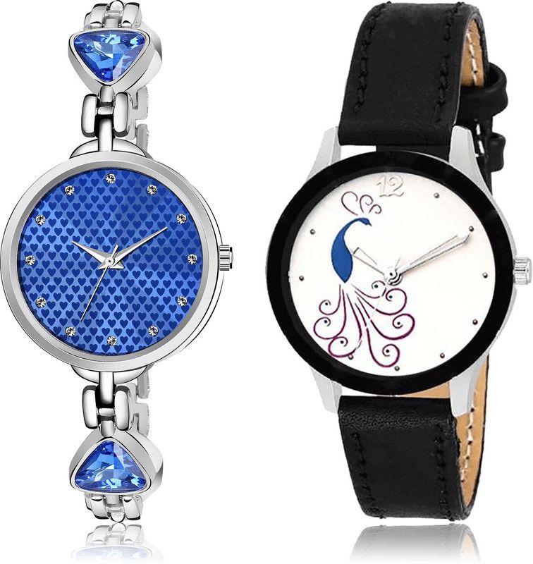 Analog Watch - For Women Contemporary Branded Bangle Chain And Peacock Combo Watch For Girls And Women - GL282-G271