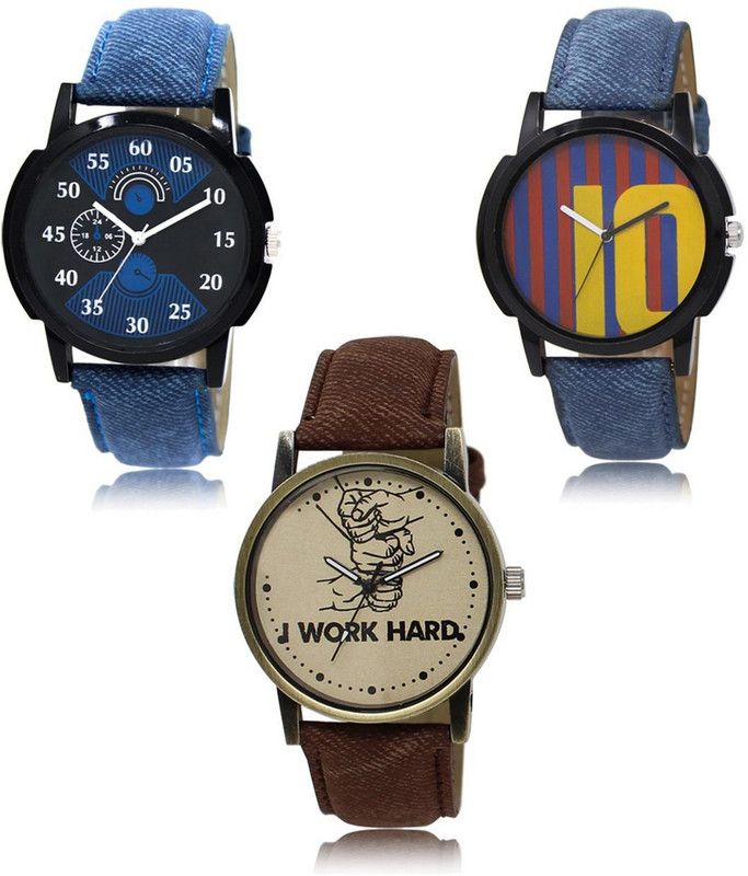 New latest Designer Combo of 3 Analog Watch - For Men LR-02-10-22