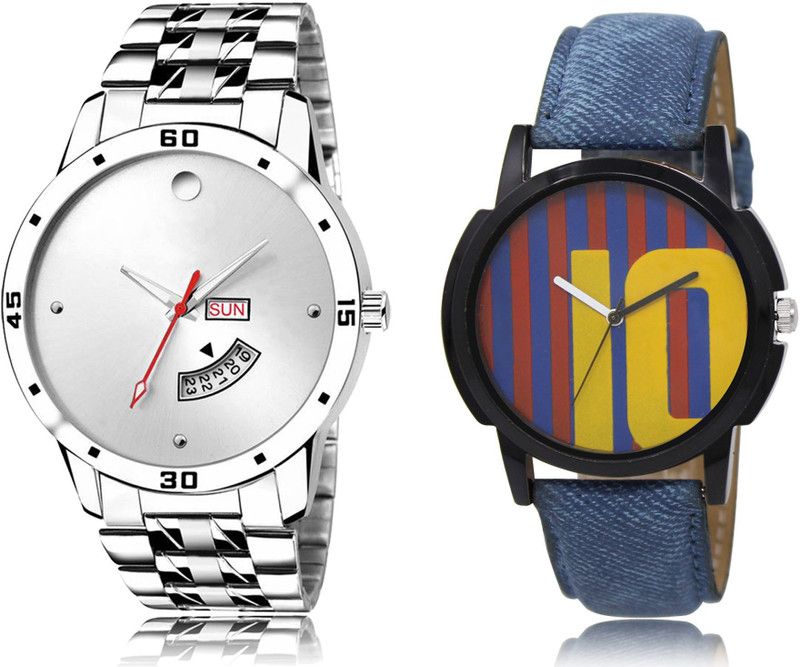 New Latest Designer Combo of 2 Analog Watch - For Men LR103-LR10