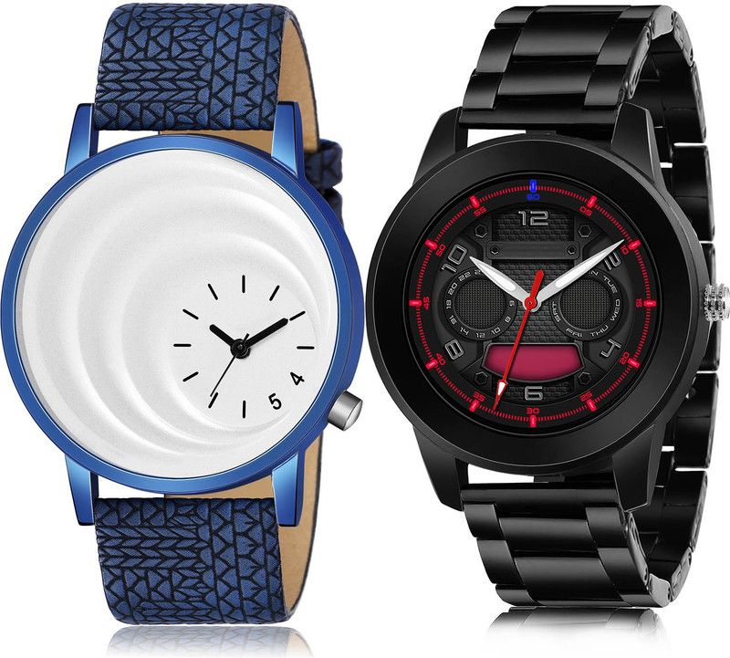 Analog Watch - For Men Modish Analogue 2 Watch Combo For Boys And Men - BM15-(59-S-20)