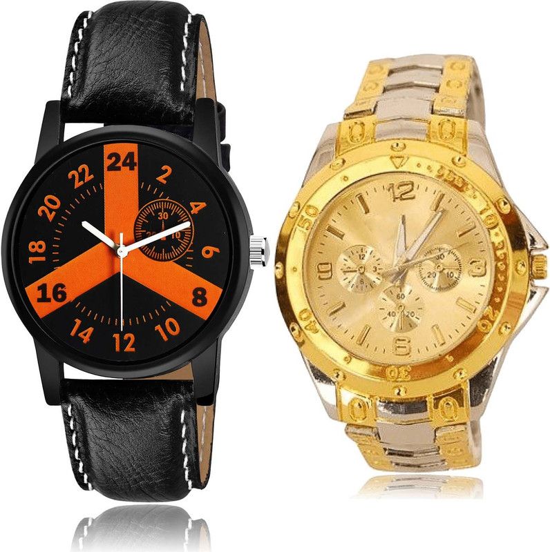 combo watch Analog Watch - For Men & Women Modern Fashion Chain Watch - B865-B75 (Combo Of 2 )