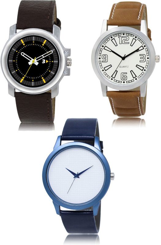 New latest Designer Combo of 3 Analog Watch - For Men 44-15-33
