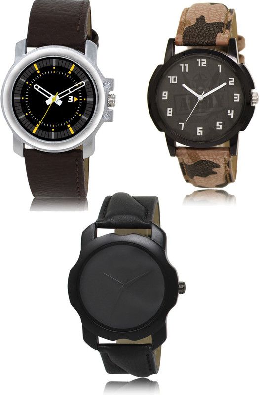 New latest Designer Combo of 3 Analog Watch - For Men 44-03-22