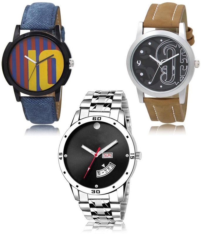 New latest Designer Combo of 3 Analog Watch - For Men -10-14-104